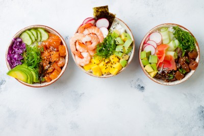 Poke and Buddha, Healthy Food in a Bowl